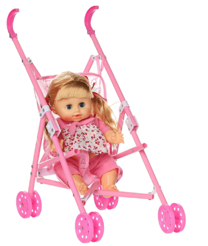 Baby Doll With Stroller