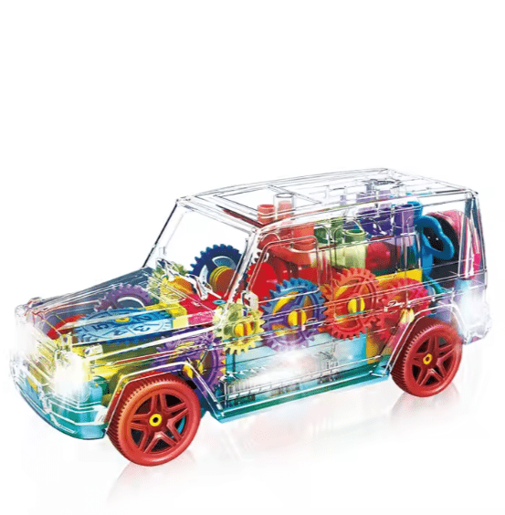 Transparent Gear Car